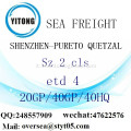 Shenzhen porto mare che spediscono a Pureto Quetzal